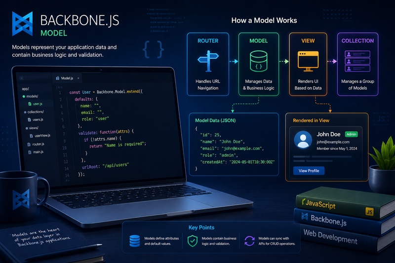What is a Model in Backbone.js explained visually