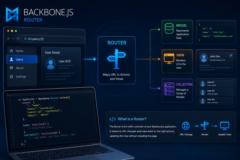 What is a Router in Backbone.js explained visually